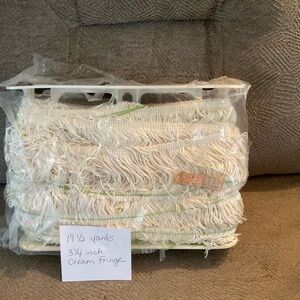 Cream Fringe Trim 19.5 Yards